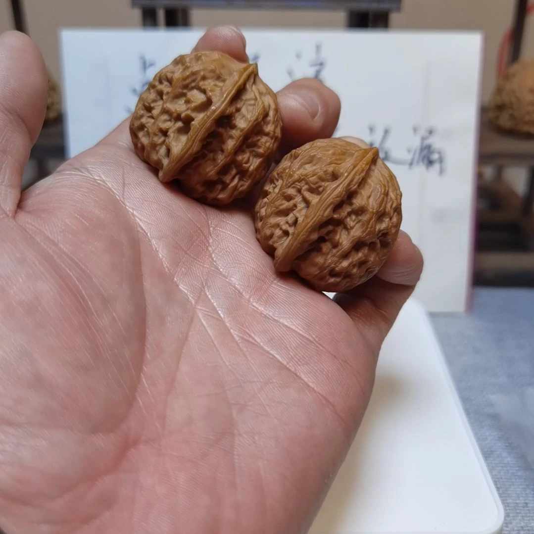 把件文玩核桃野狼09018