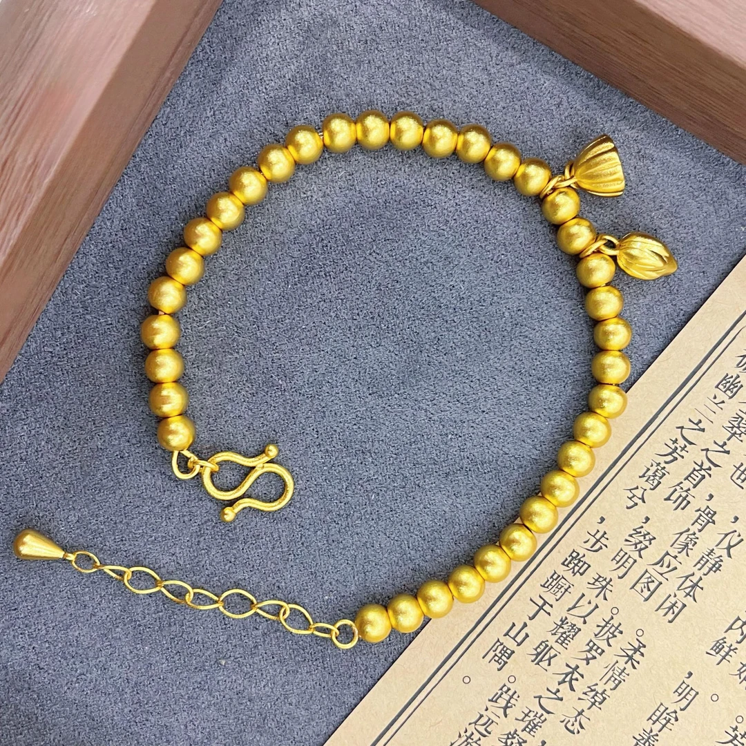 合金手链 矿合金手链精品莲蓬两世欢手链久戴不掉色古法手串