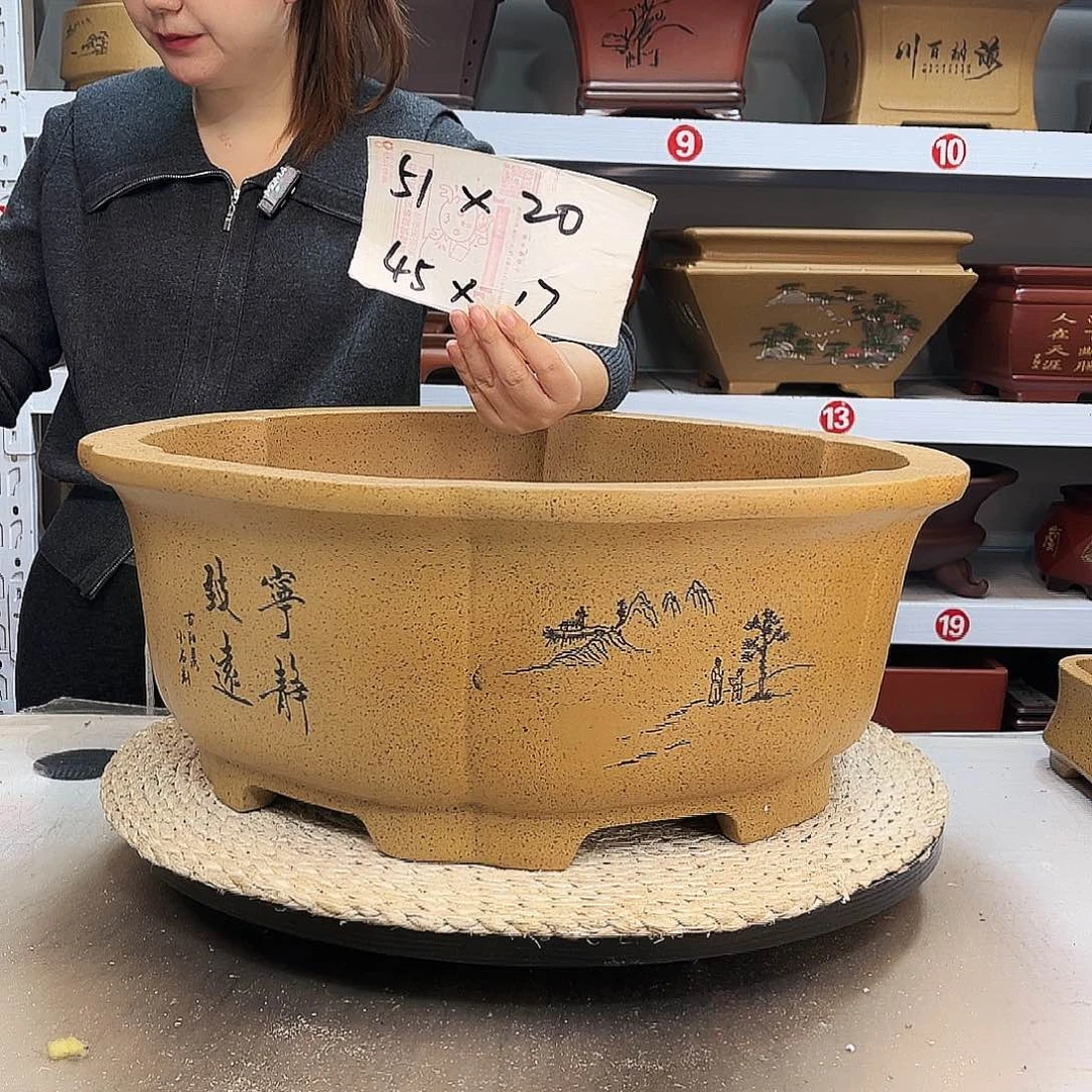 紫砂花盆紫砂花盆