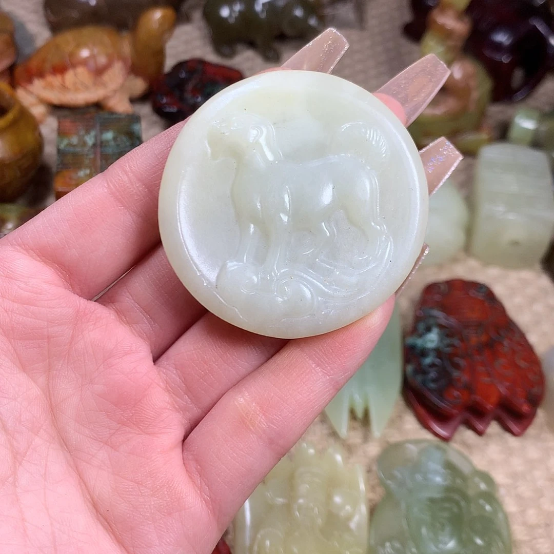 白玉菩提吊坠挂件