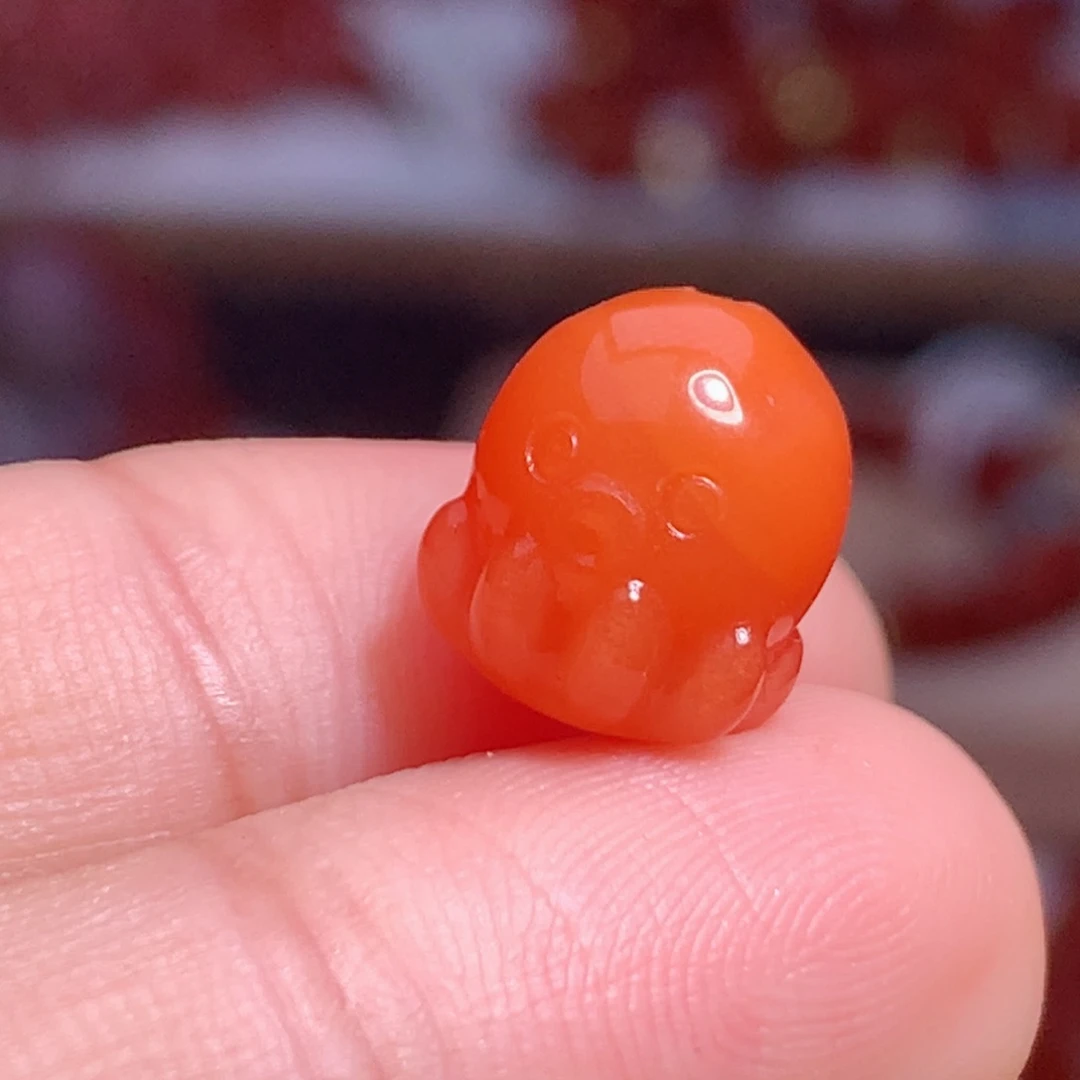 南红玛瑙未镶嵌南红章鱼