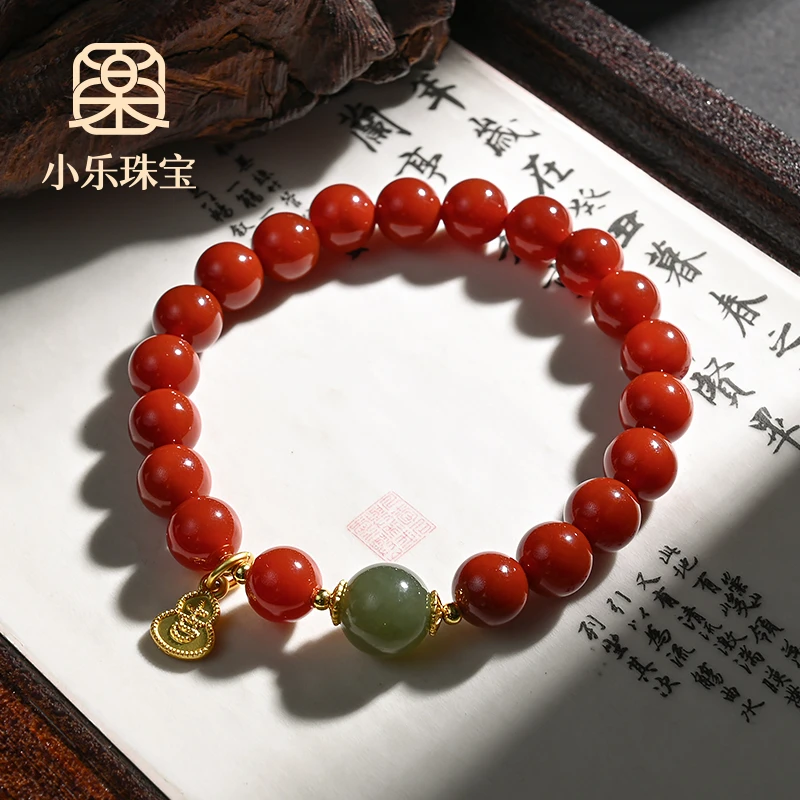 原创设计款红玛瑙单圈手链多样性发一-11230