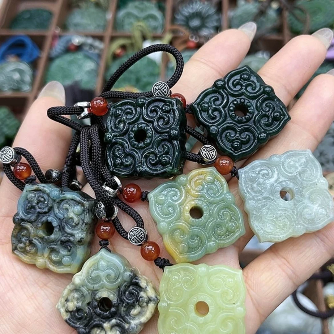 【闪购商品】蛇纹石玉未镶嵌颈饰多样发一