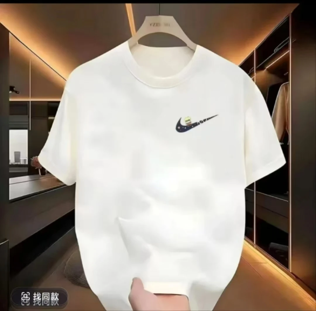 【一折粉丝福利】夏季潮牌男女同款百搭圆领T恤