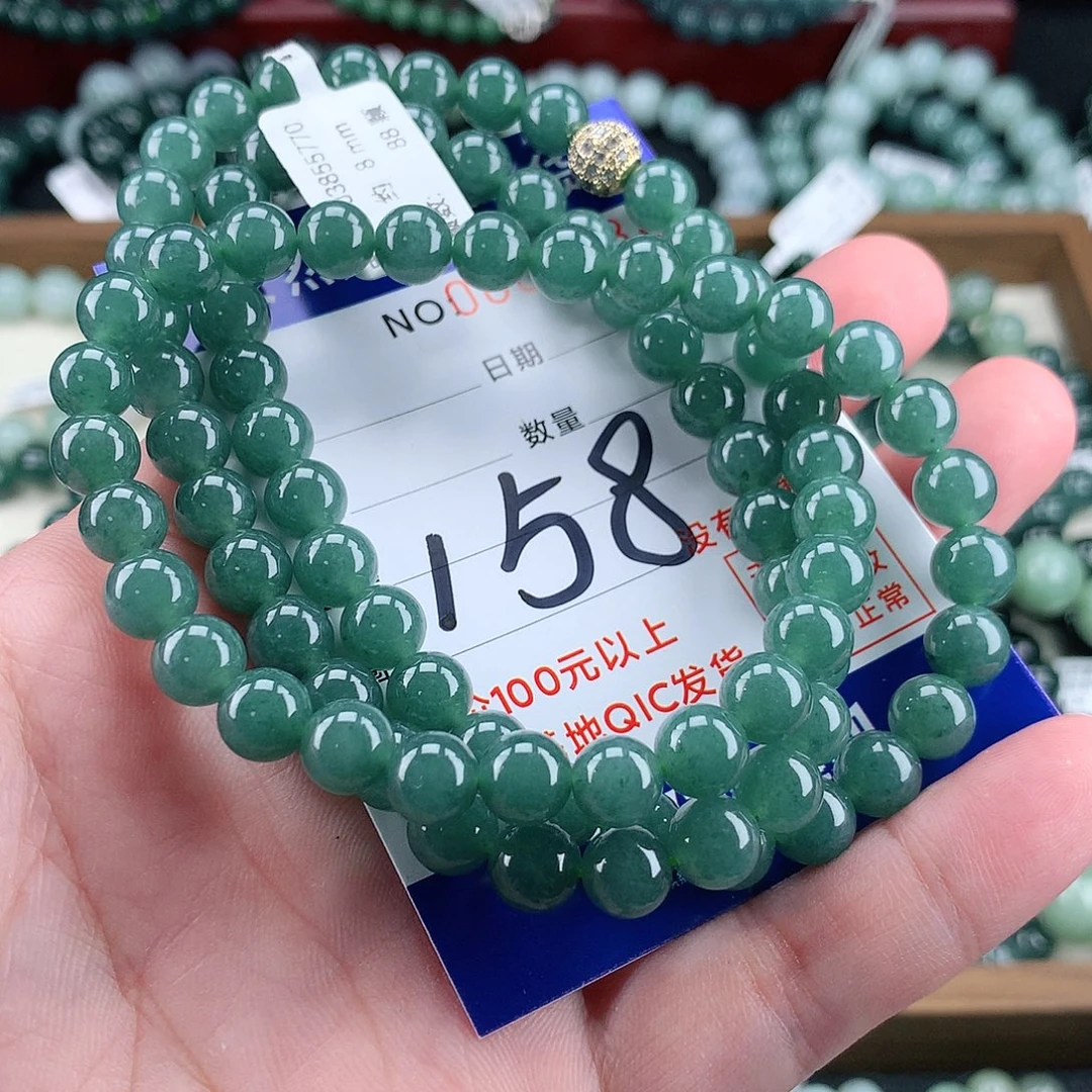 翡翠未镶嵌毛衣链