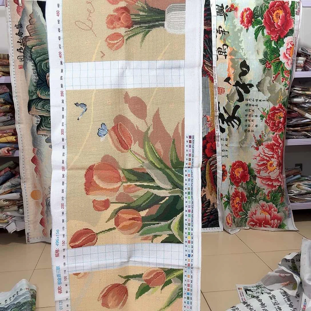 棉十字绣成品出售