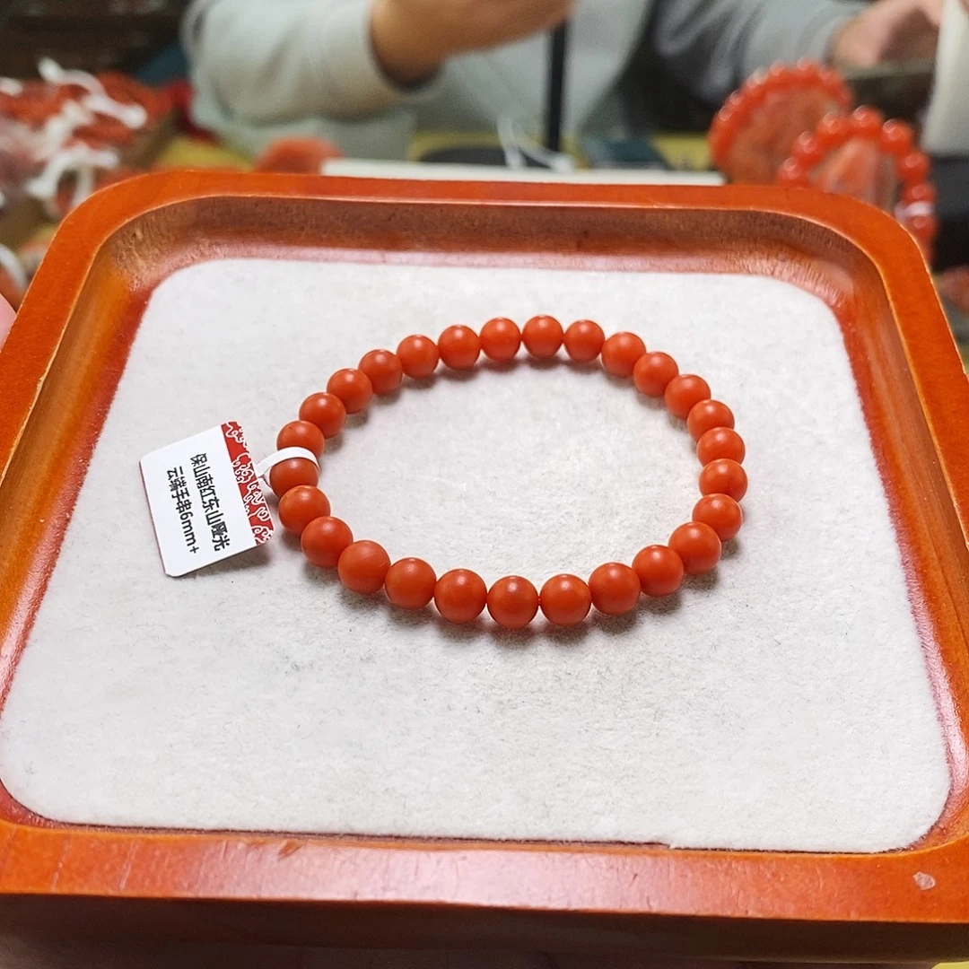 南红玛瑙未镶嵌手链