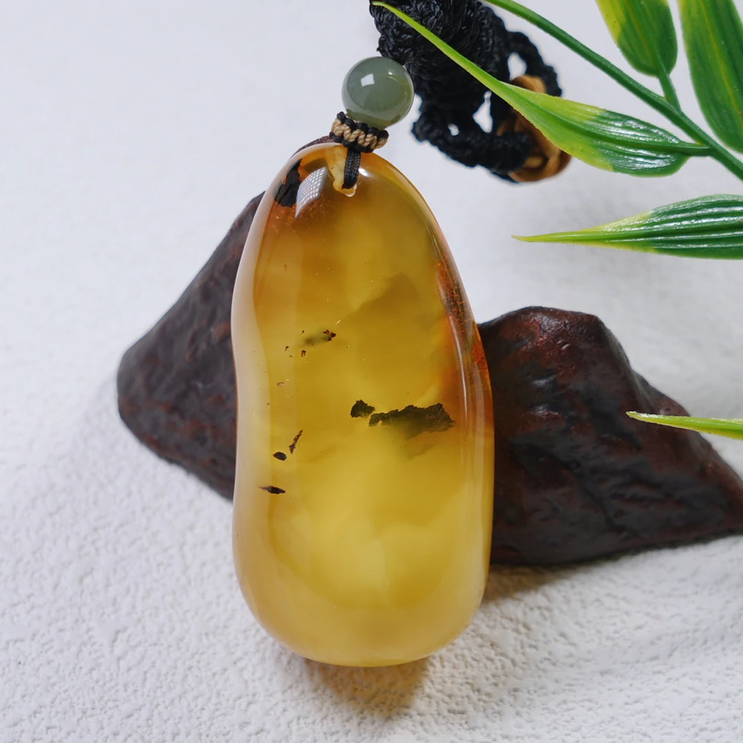 天然琥随型吊坠复古大气
