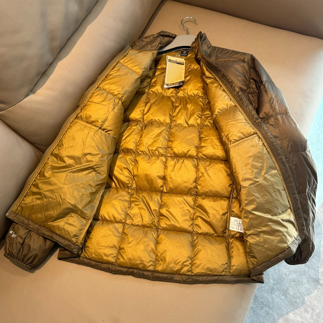 90白鹅绒羽绒服轻量化保暖防泼水立领户外羽绒服