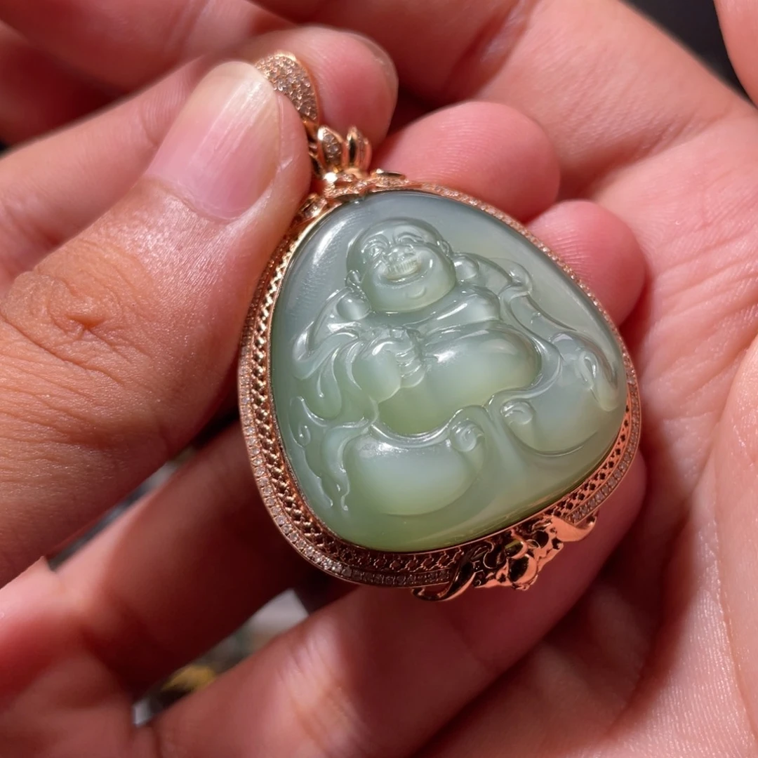 和田玉未镶嵌摆件