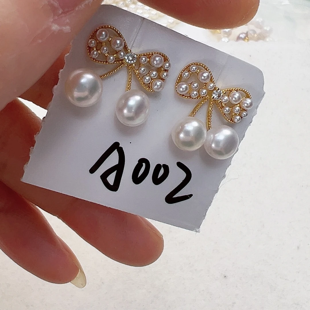 淡水珍珠耳饰未镶嵌