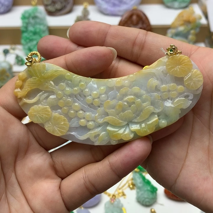 颈饰未镶嵌翡翠翡翠