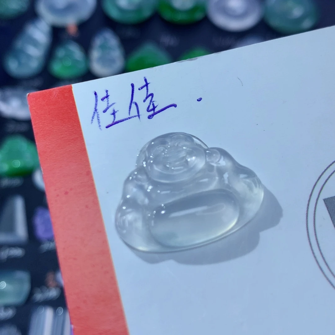 翡翠颈饰未镶嵌纯天然缅甸翡翠A货