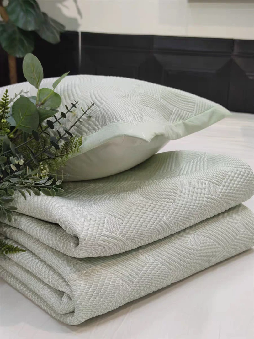 【韩国】中分子冰丝凉席三件套