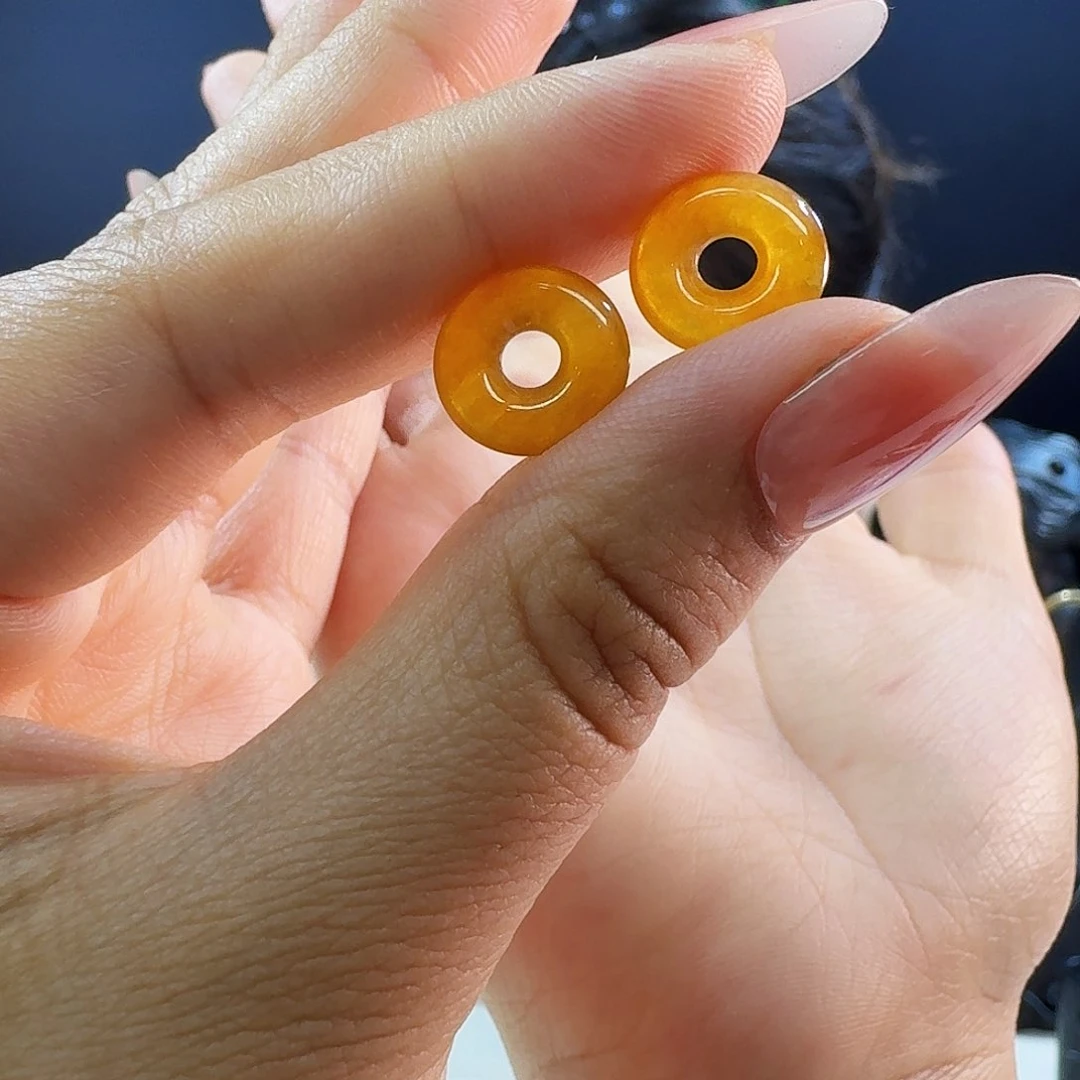 翡翠未镶嵌耳饰K*未镶嵌