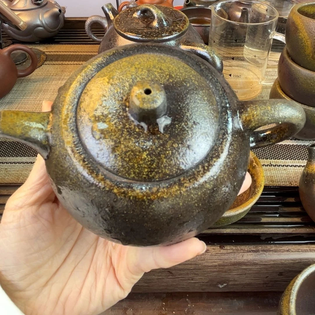 大***成紫砂茶壶底槽清柴烧180cc