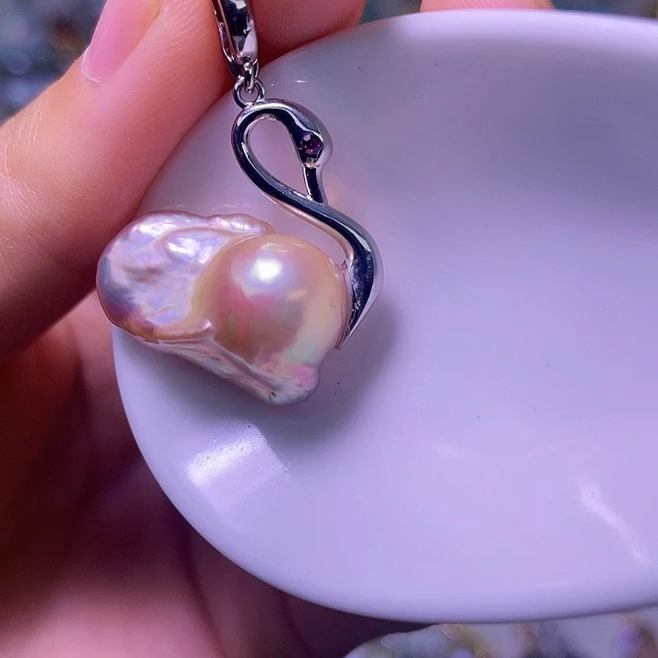 合金淡水珍珠颈饰67