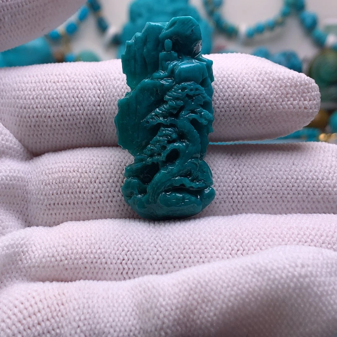 绿松石未镶嵌珠宝奇石