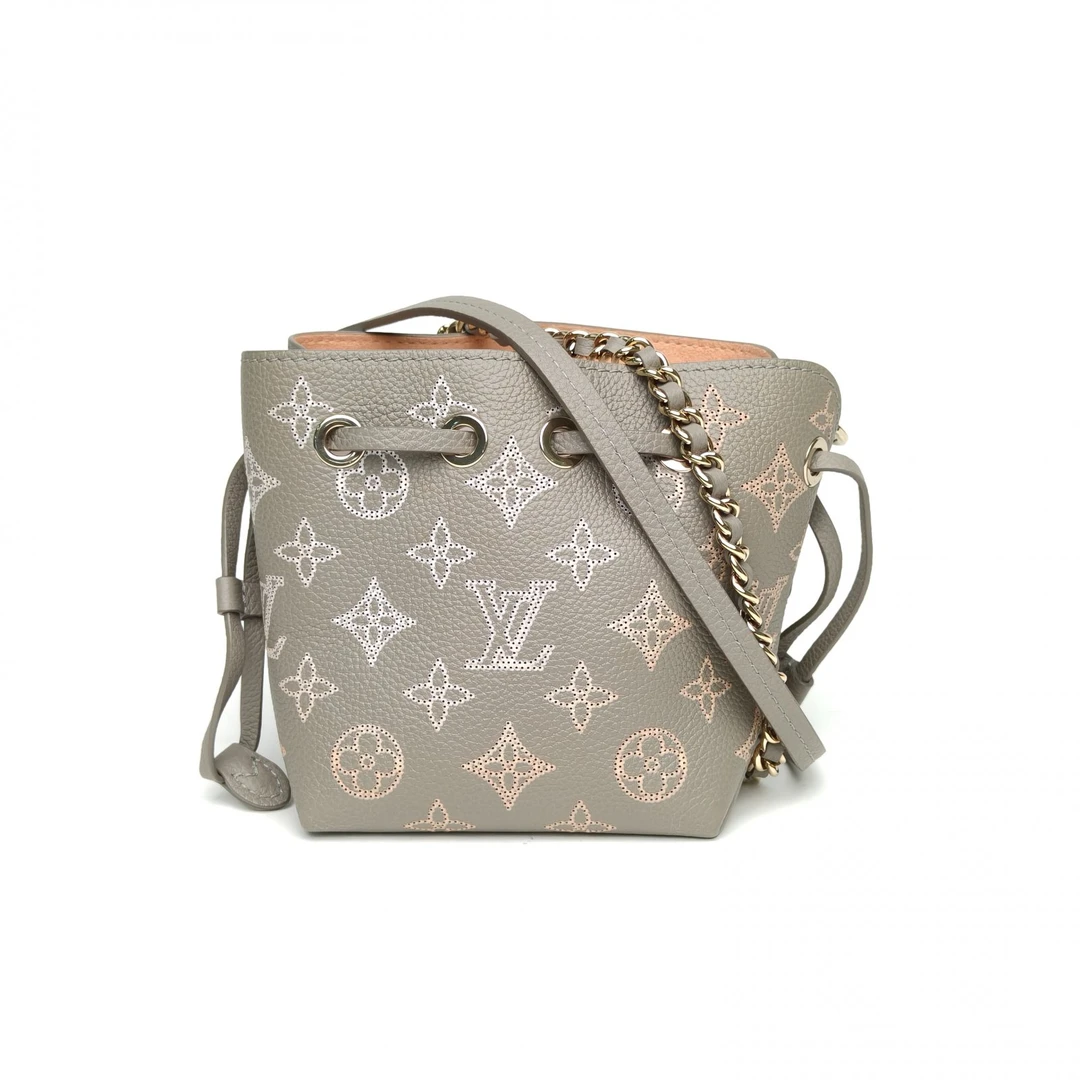 99新 LouisVuitton/路易威登 小花6枫 月光女神 nano 灰色 芯片