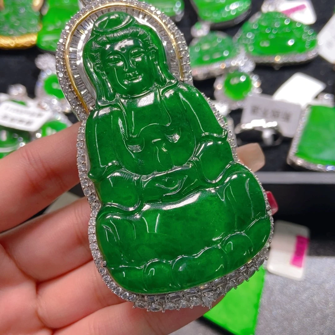 翡翠吊坠(不含链)未镶嵌