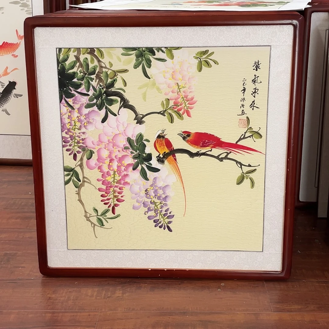 国画带框尺寸63*63厘米