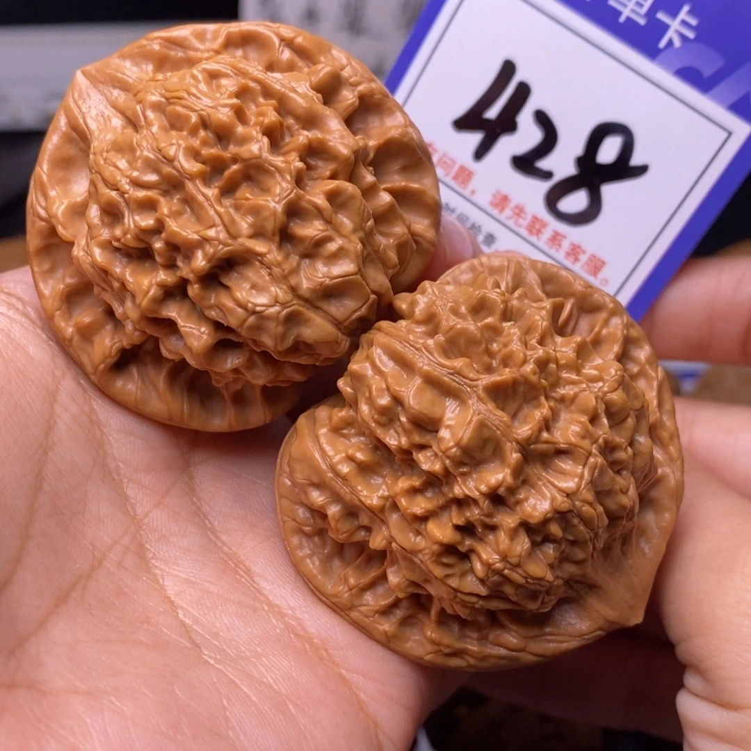 文玩核桃把件51全品官帽428