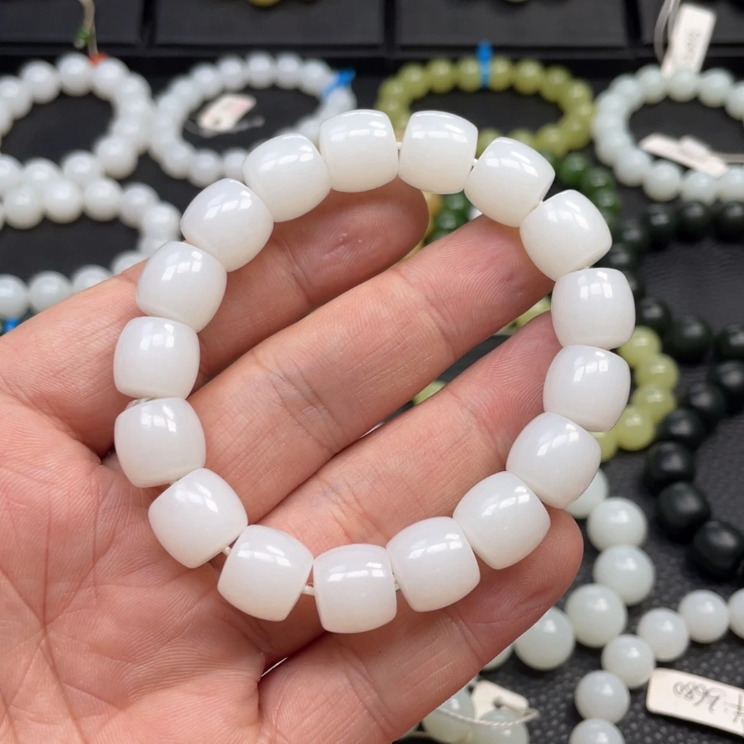 和田玉未镶嵌手链