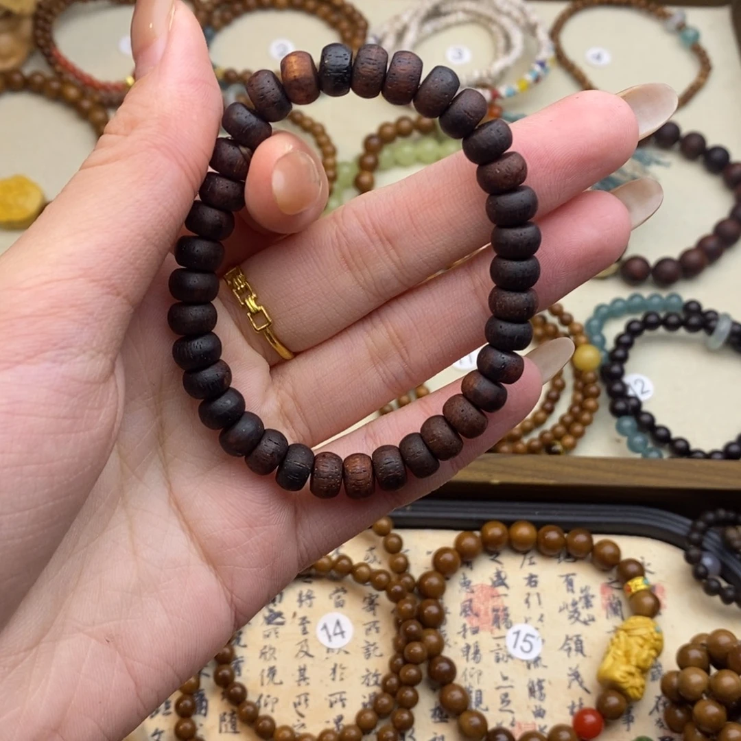 未镶嵌降真香手串药片