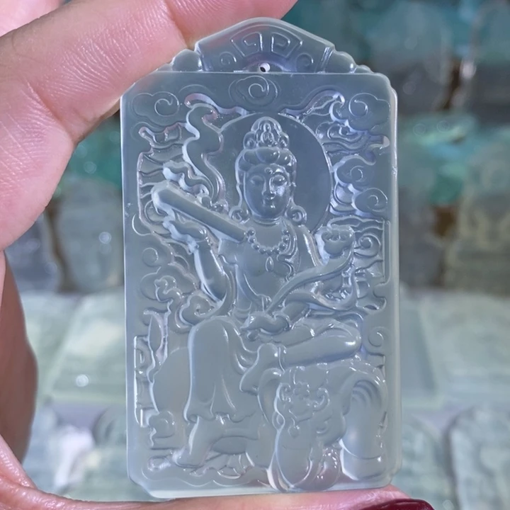 岫玉吊坠未镶嵌风**起吊坠