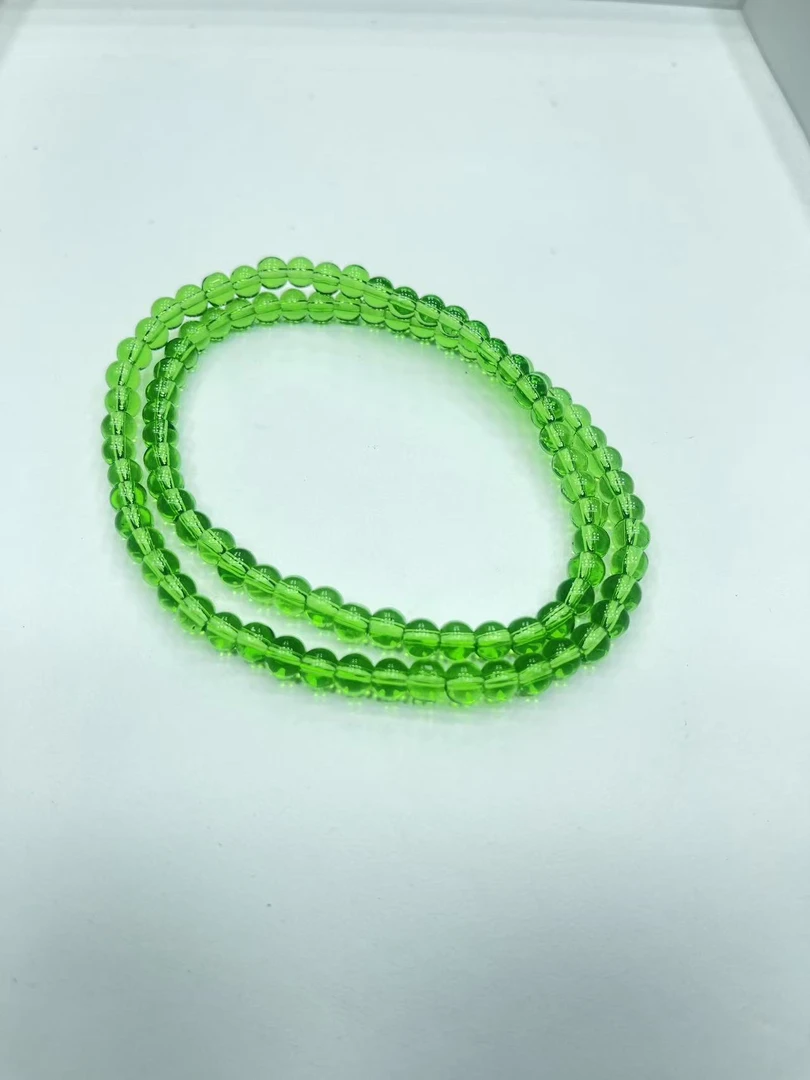 A046 6M三圈绿水晶手链