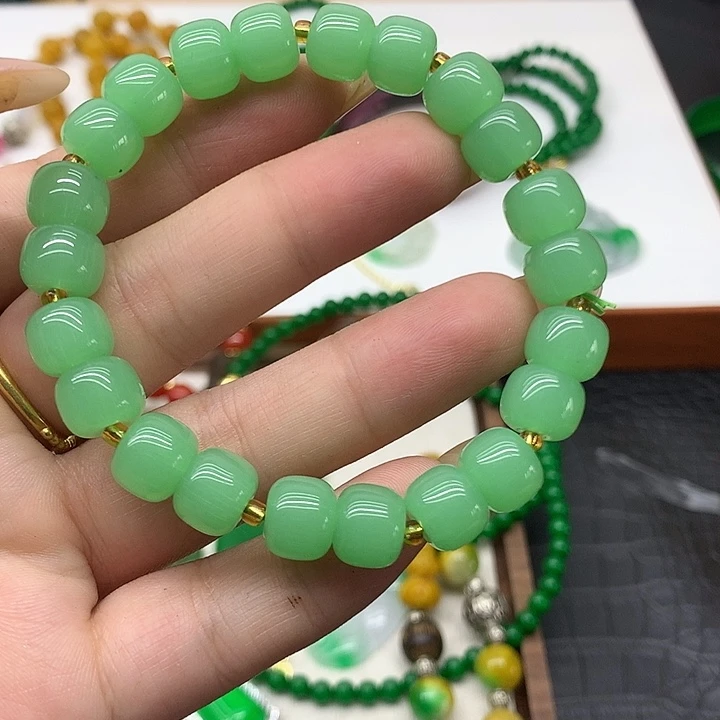 玛瑙/玉髓颈饰合金吊坠
