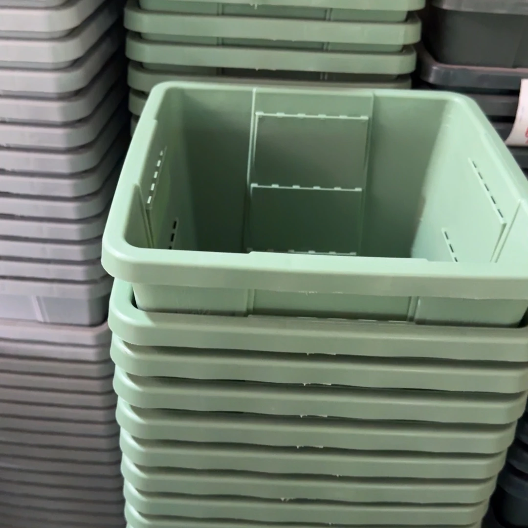 方盆4号浅绿色10个无拖