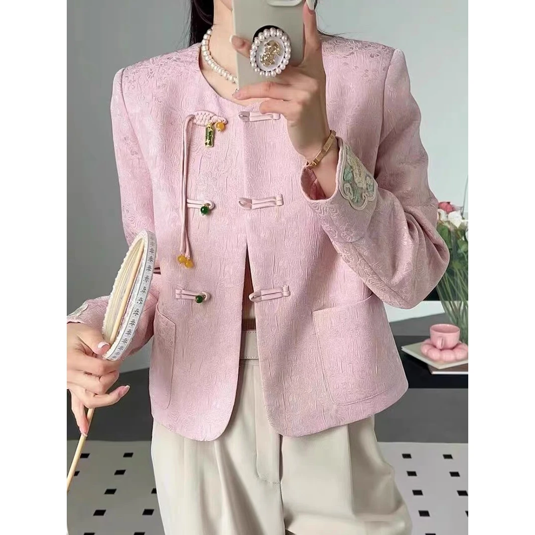 欧若风【小依专享】W3F1188XB 新品国风女士外套-1188