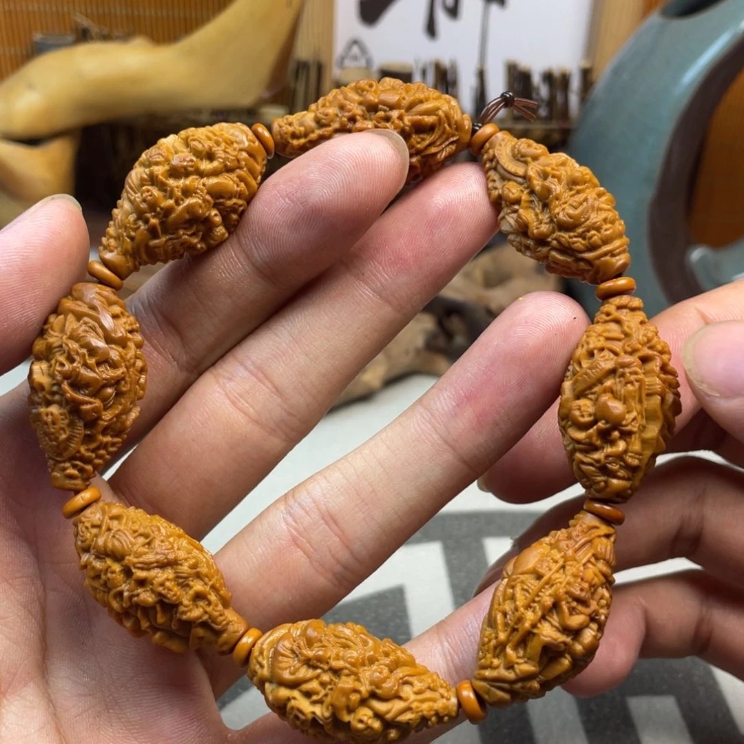 橄榄核手串/手链橄榄核雕工艺手串5119