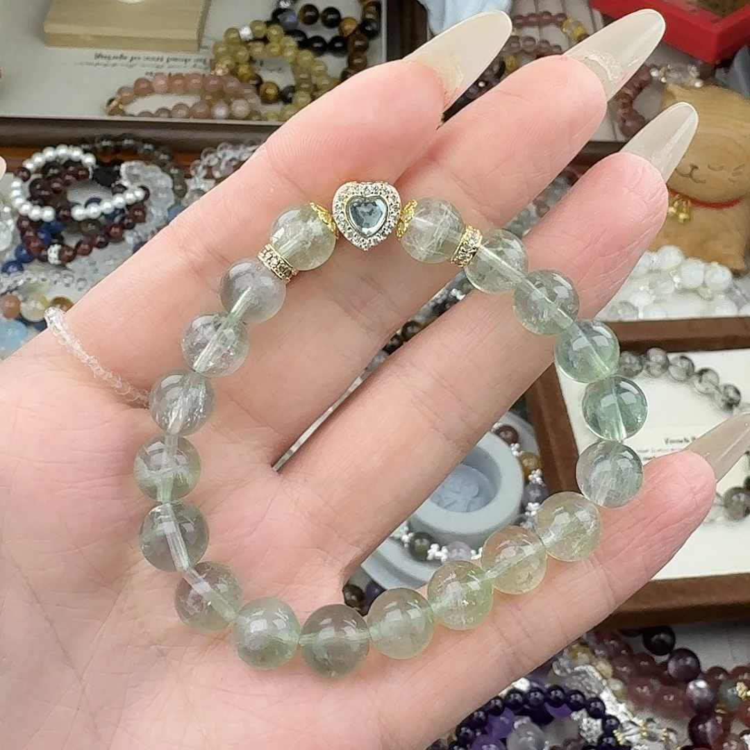 水晶手链未镶嵌好