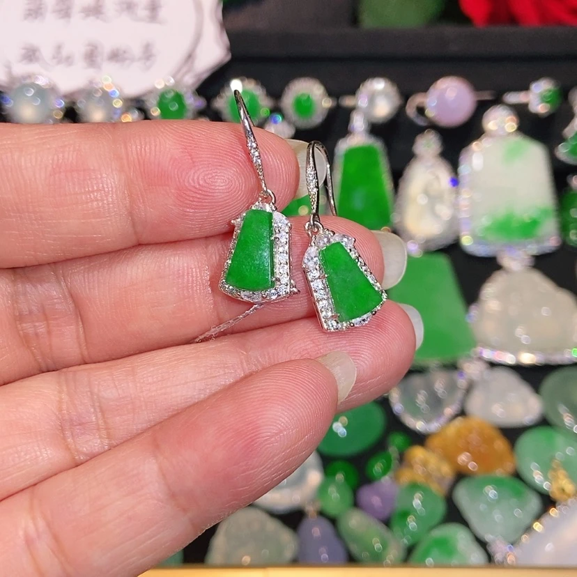 【闪购商品】未镶嵌翡翠耳饰天然翡翠