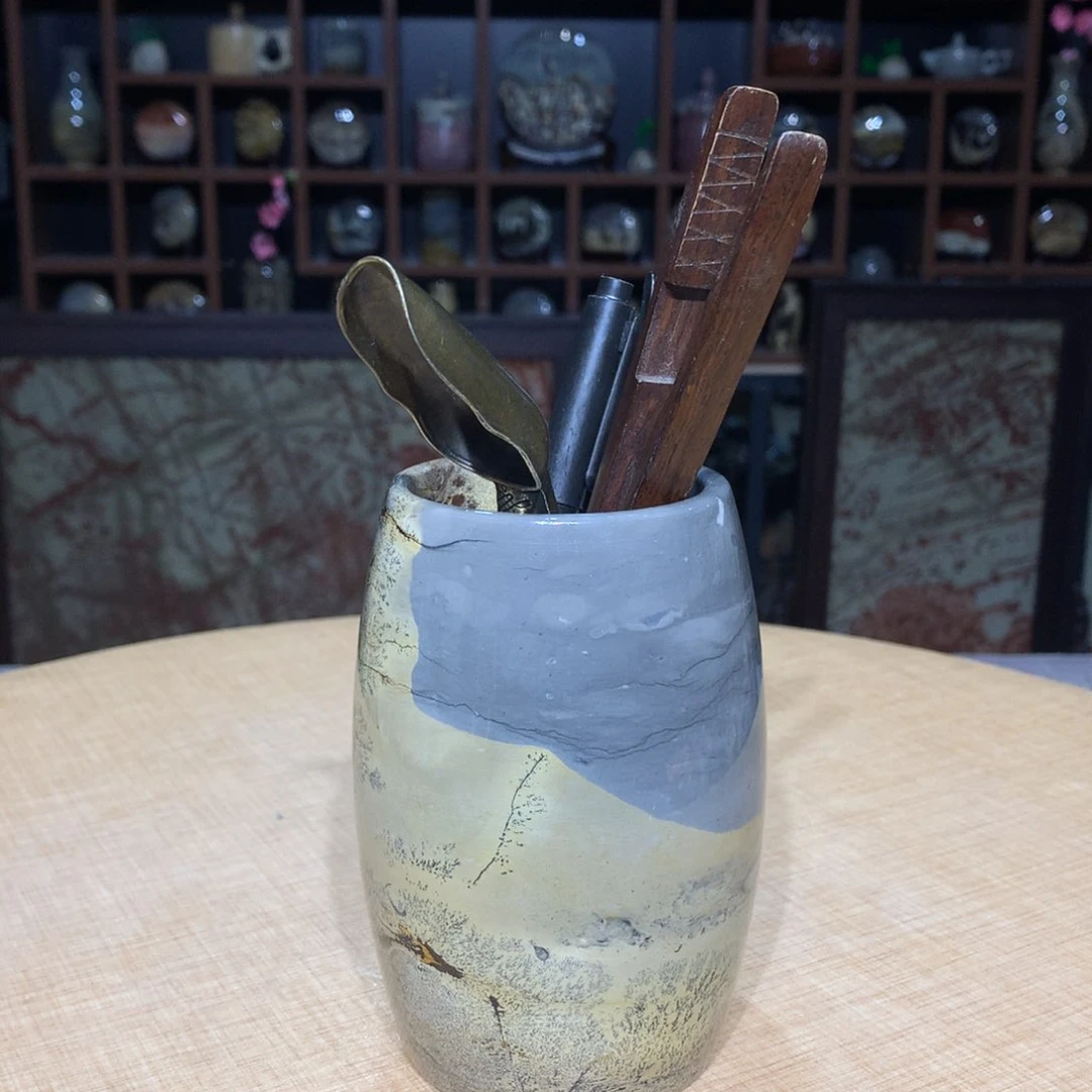 紫砂广西国画石，观赏收藏
