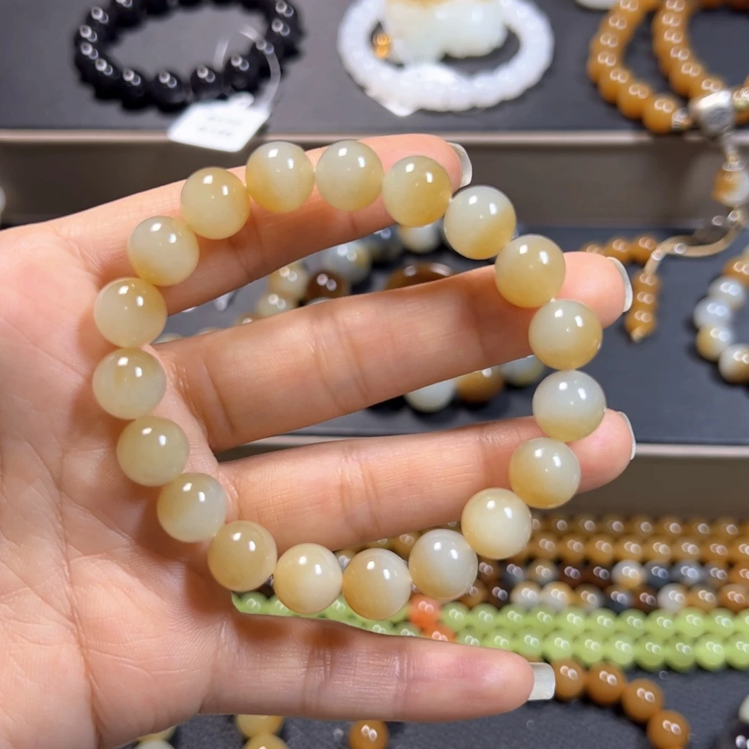 和田玉手链未镶嵌