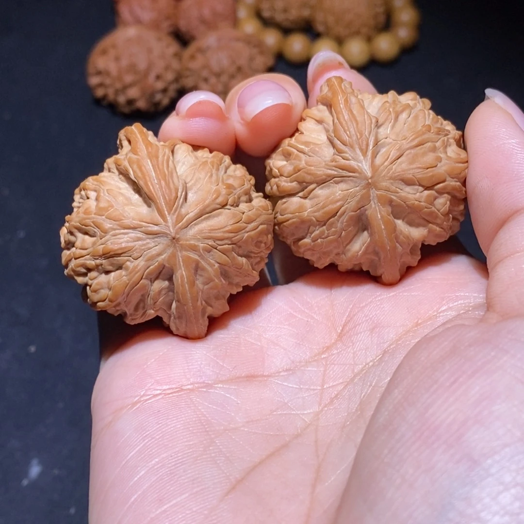 吊坠文玩核桃38爆肉全品磨盘3