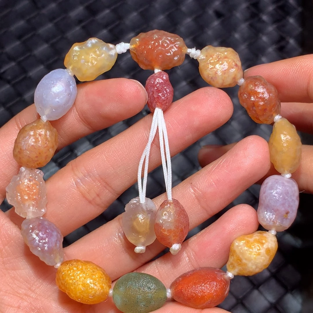 未镶嵌玛瑙/玉髓珠宝半成品