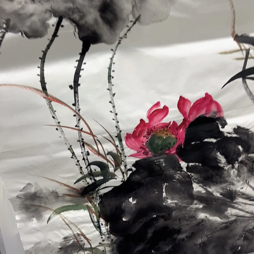 国画国画老师手绘作品