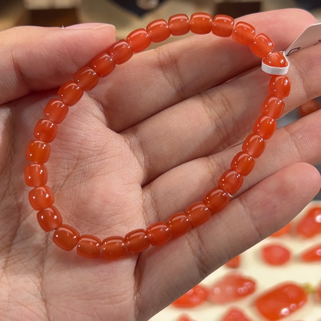 南红玛瑙未镶嵌直切单圈5.6mm