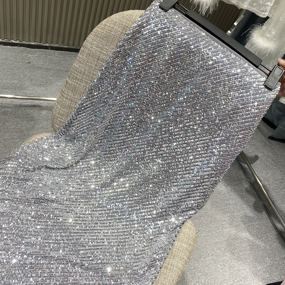 亮片半身长裙小香风时尚休闲2024新款裙子A106