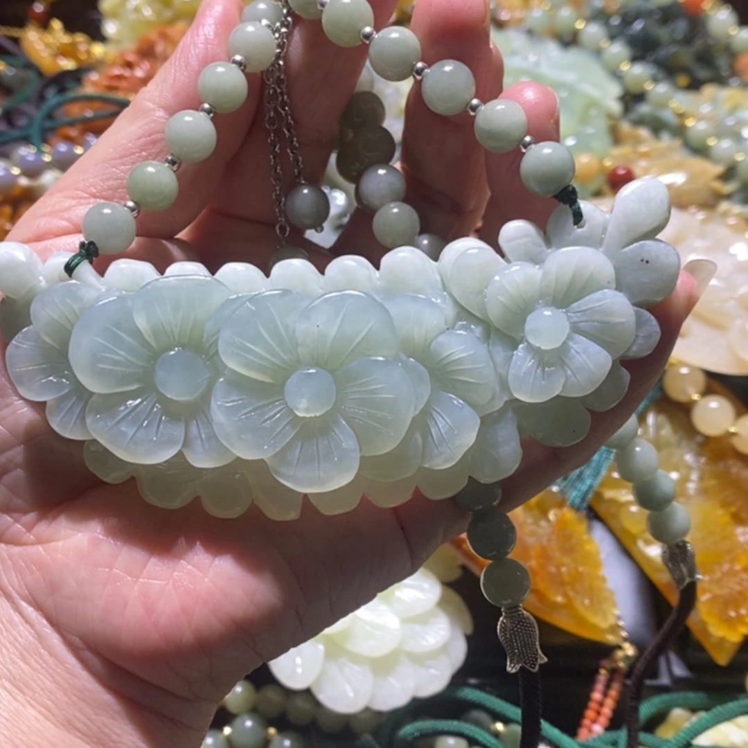 【闪购商品】岫玉毛衣链未镶嵌