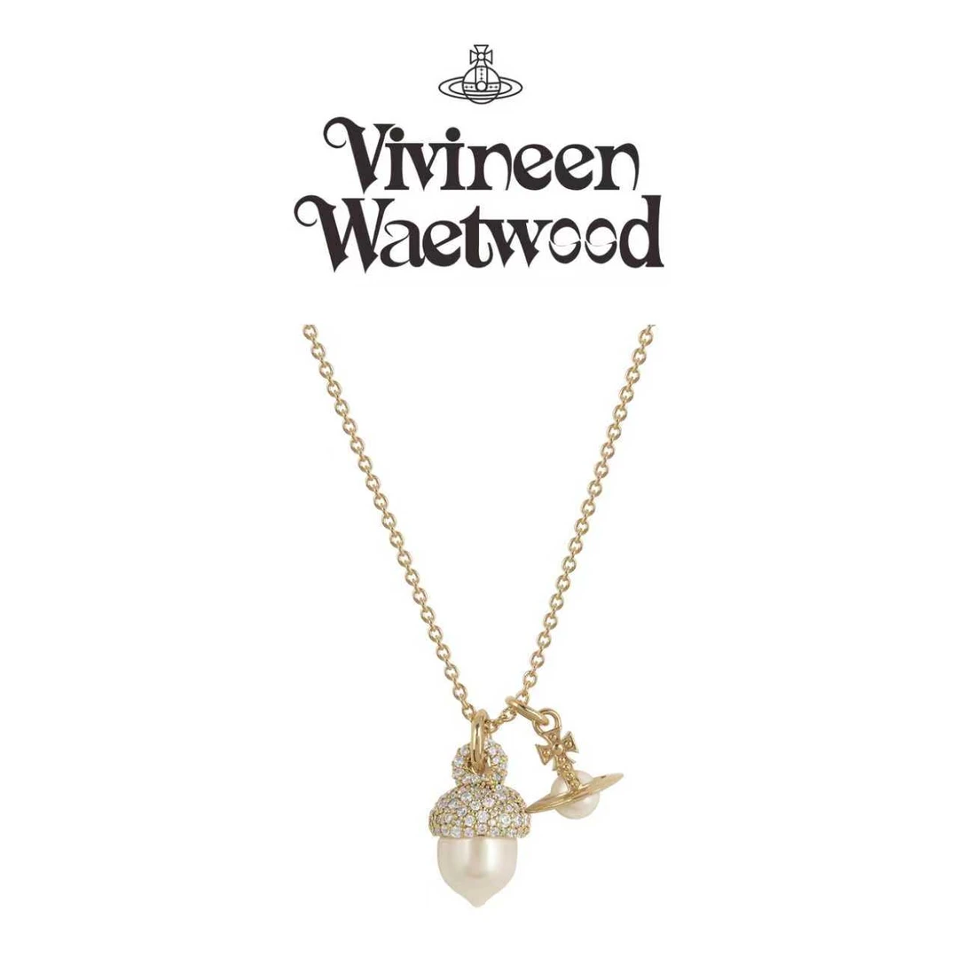Vivireer Waetwssd 正品 土星榛果月光项链