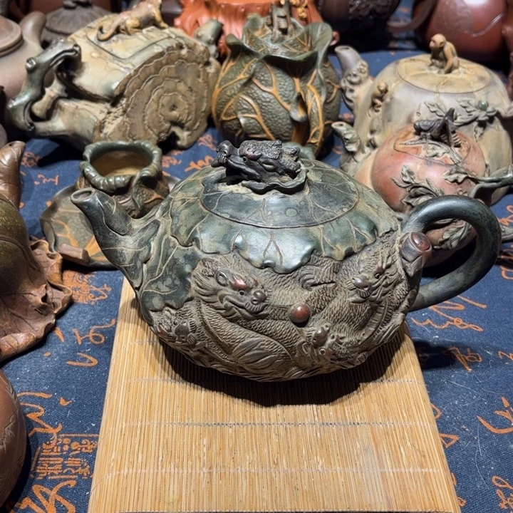 广***鸡茶壶紫砂紫砂。