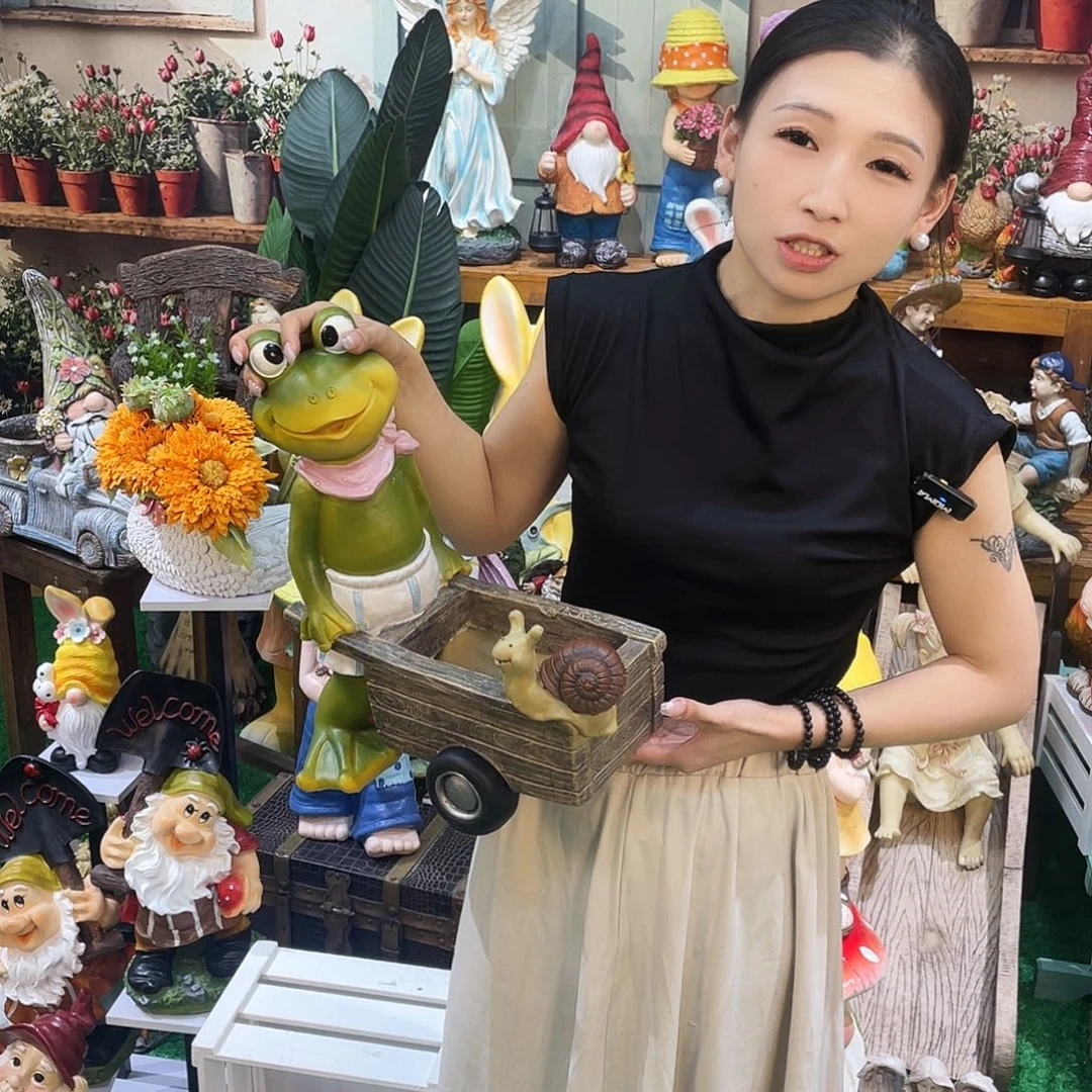 摆件花园摆件红红火火