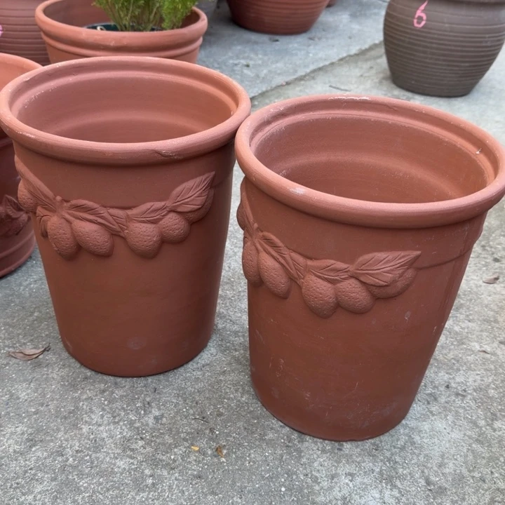 紫砂花盆口25高31宜兴紫砂