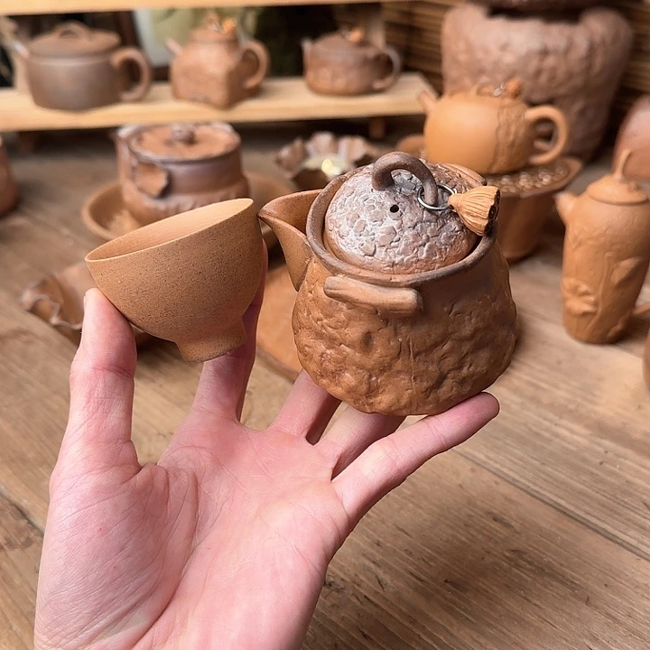 原矿老岩泥茶器系列