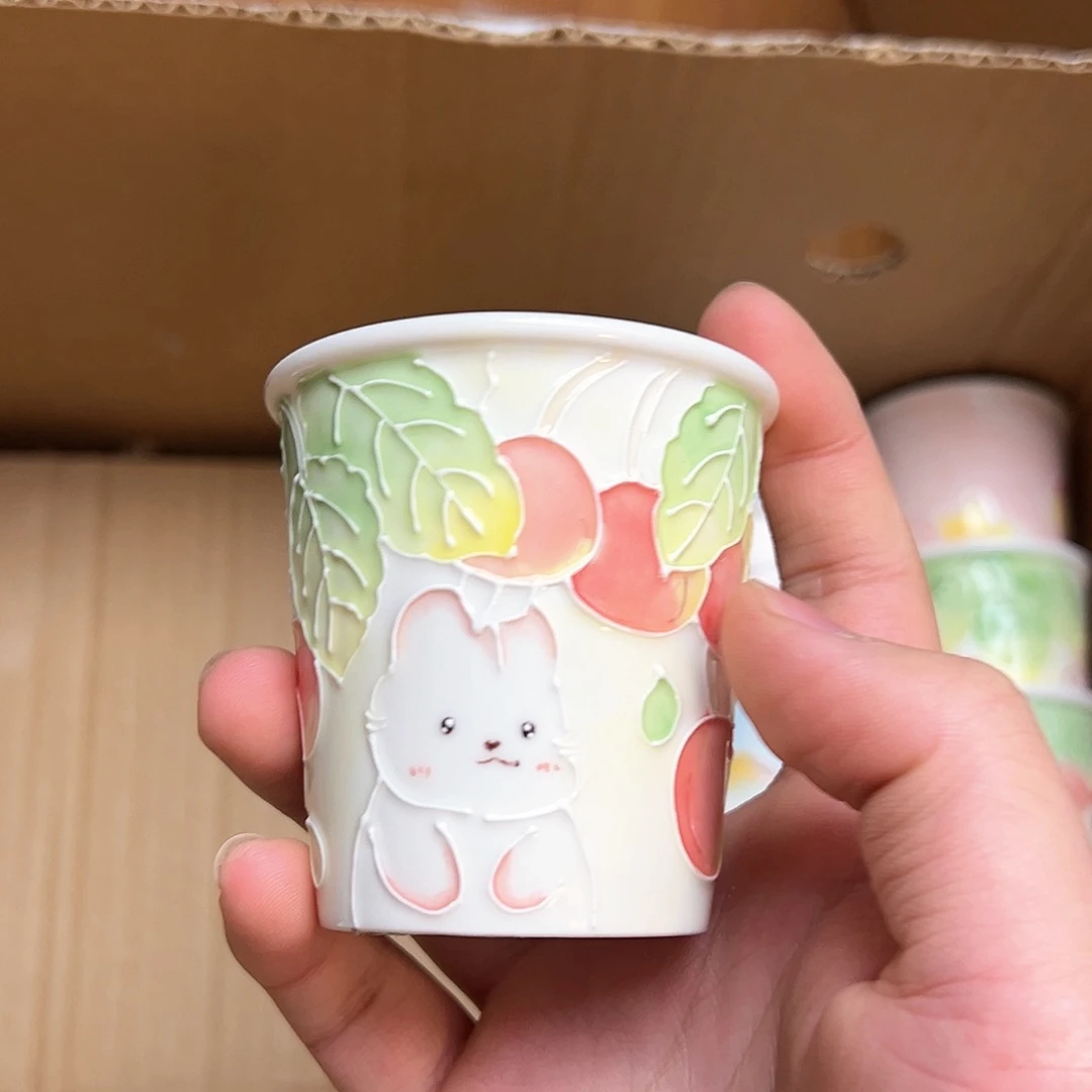 景德镇手绘陶瓷杯子
